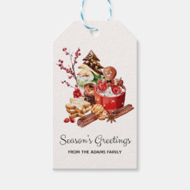  Seizoen Groeten Gingerbread Christmas Cadeaulabel