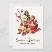  Seizoen Groeten Gingerbread Christmas Feestdagenkaart (Voorkant)