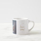 Seizoen Groeten Gingerbread House Kerstmis Espresso Kop (Rechts)