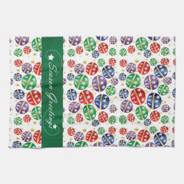 Seizoen Groeten Jingle Bells Theedoek