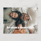  Seizoen Groeten Kerstmis Vakantie foto Briefkaart (Voorkant)