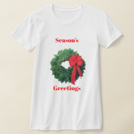 Seizoen Groeten Krans T-shirt