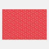 Seizoen Groeten Leuke Blauwe Sneeuwman Redbirds Inpakpapier Vel (Voorkant 2)