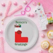 Seizoen Groeten Ronde 9" Papieren Borden Papieren Bordje (Feest)