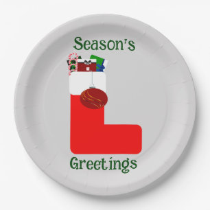 Seizoen Groeten Ronde 9" Papieren Borden Papieren Bordje
