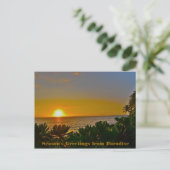 Seizoen Groeten uit het paradijs op aarde Feestdagenkaart (Staand voorkant)