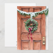 Seizoen Groeten Vakantie Blank Kaart (Voorkant / Achterkant)