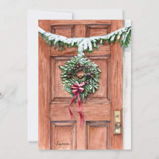 Seizoen Groeten Vakantie Blank Kaart