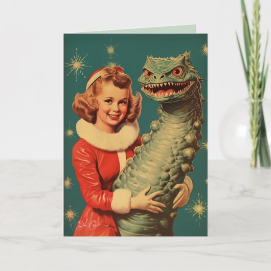 Seizoen Groeten van de 2 van ons Feestdagen Kaart (Voorkant)