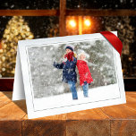 Seizoen Groeten Winter Pine 2 Foto Kaart<br><div class="desc">Dit ontwerp is voorzien van een seizoen begroeting kerstvakantie 2 fotokaart,  sierlijke gebladerte,  botanische winter,  een twee foto sjabloon,  bos pijnbomen,  eenvoudige groen bos,  waterverf blauw-groene stijl,  een rustieke land thema,  en een kerstvakantie kalligrafie script wenskaart.</div>