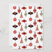 Seizoen Groetjes Kerstpaar Foto rood Feestdagenkaart (Achterkant)