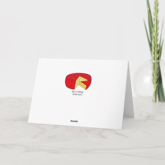 Seizoen Groetjes Muizenkaas Humor Grappig Kaart (Achterkant)