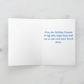 Seizoen Groetjes Sneeuwman in een Kaart van een We (Binnen)