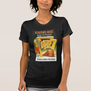 Seizoen is de beste manier om Pennsylvania Railroa T-shirt