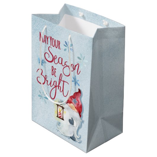 Seizoen is helder medium cadeauzakje (Achterkant Gekanteld)