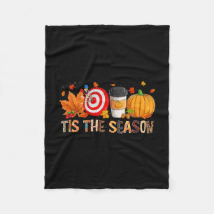 Seizoen Luipaard Pompoen Darts Halloween Herfst Le Fleece Deken