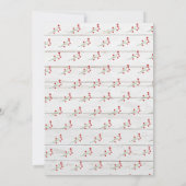 Seizoen om getrouwd te zijn | Rijsthout Winterbrui Kaart (Achterkant)