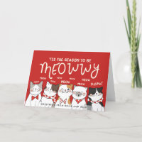 Seizoen om Meowy te zijn | Grappige vakantie groet