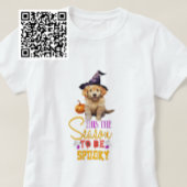 Seizoen om spooky Golden Retriever heks te zijn T-shirt