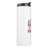 Seizoen om te worden Bevriezing Grappige Winter Sn Thermosbeker (Gedraaid links)