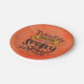 Seizoen om woordelijk te zijn papieren bordje (Gekanteld)