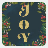 Seizoen op het Plein van de Vreugde Vierkante Sticker (Voorkant)