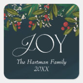 Seizoen op het Plein van de Vreugde Vierkante Sticker (Voorkant)