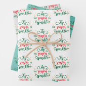 Seizoen op Sparkle Inpakpapier Vel (In situ)