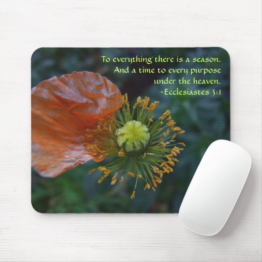 Seizoen - Peach Petal Mousepad Muismat (Met muis)