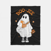 Seizoen Schattige Ghost Halloween Boujee Boo Jee Fleece Deken (Voorkant)