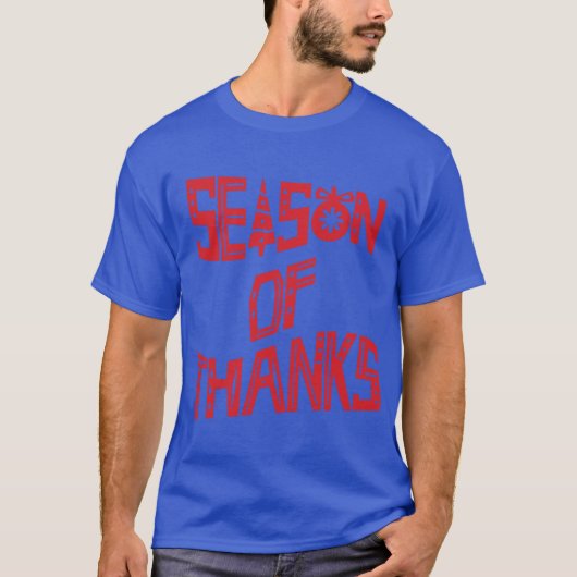 Seizoen van Dank Grafisch Ontwerp T-shirt (Voorkant)