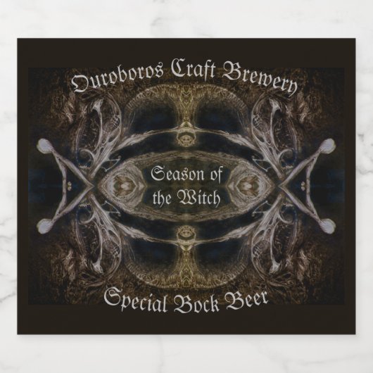 SEIZOEN VAN DE HEKS BIER ETIKET (Enkel label)