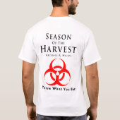 Seizoen van de oogst - Licht T-shirt (Achterkant)