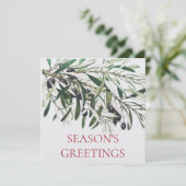 SEIZOEN VAN DE SEIZOEN VAN DE "OLIJVE BRANCH" FLAT KAART (Staand voorkant)