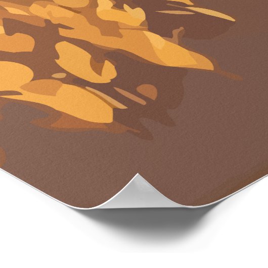 Seizoen van de tarweoogst poster (Hoek)