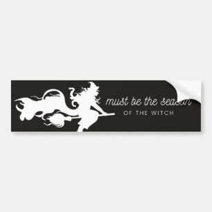 Seizoen van de Witch-Bumpersticker Bumpersticker