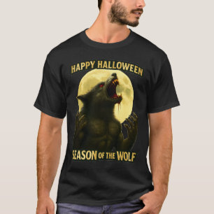 Seizoen van de Wolf Happy Halloween T-shirt