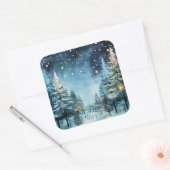 Seizoen van dromen vierkante sticker (Envelop)