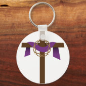 Seizoen van het uitgelijnde kruisje sleutelhanger (Voorkant)