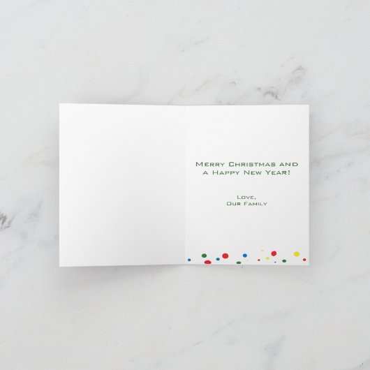 Seizoen van hoop - Autisme bewustzijn Feestdagen Kaart (Binnen)