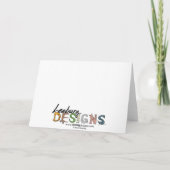 Seizoen van hoop feestdagen kaart (Achterkant)