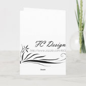 Seizoen van Hoop - het Kankeronderzoek van de Feestdagen Kaart (Achterkant)