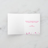 Seizoen van Hoop - Kanker van de Borst Feestdagen Kaart (Binnen)