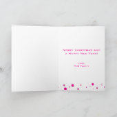 Seizoen van Hoop - Kanker van de Borst Feestdagen Kaart (Binnen)