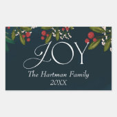 Seizoen van Joy Rectangle Sticker (Voorkant)