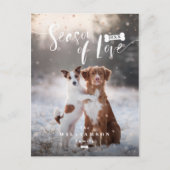 Seizoen van Liefde | Modieuze Kerstmis van de Feestdagenkaart (Voorkant)