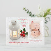 Seizoen van Miracles Photo Holiday Card Feestdagenkaart (Staand voorkant)