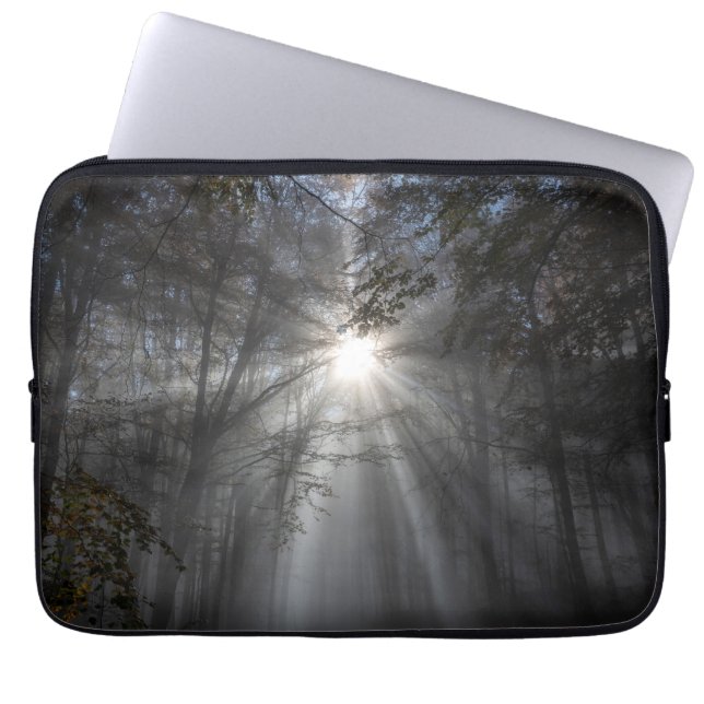 Seizoen van stilte laptop sleeve (Voorkant)