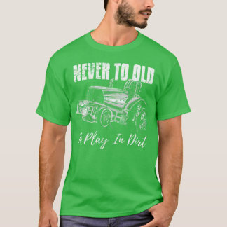 Seizoen voor het trekken met oldtimertractoren t-shirt
