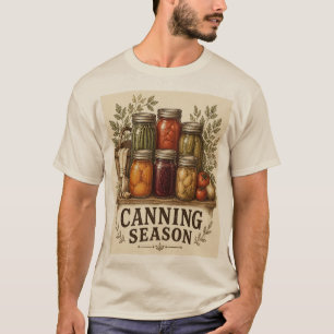 Seizoen voor Inmaken Vintage Boerderij Inmaakkunst T-shirt